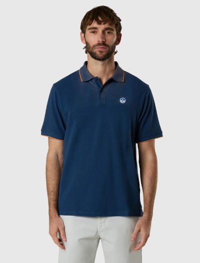 Polo manica corta North Sails - dark denim