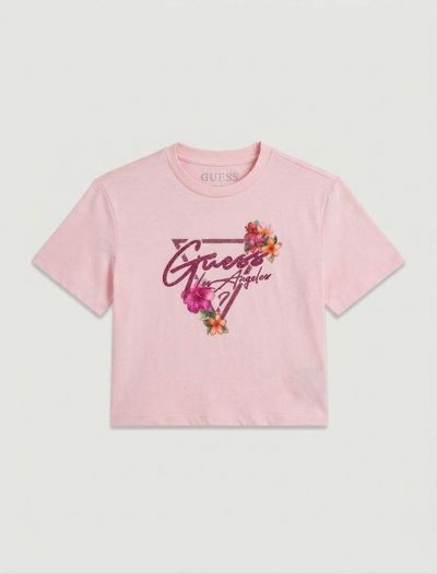 T-shirt manica corta Guess - rose