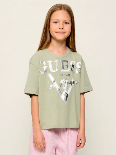 T-shirt manica corta Guess - militare