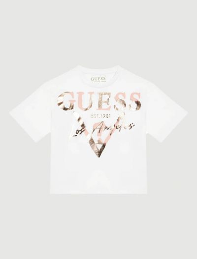 T-shirt manica corta Guess - white