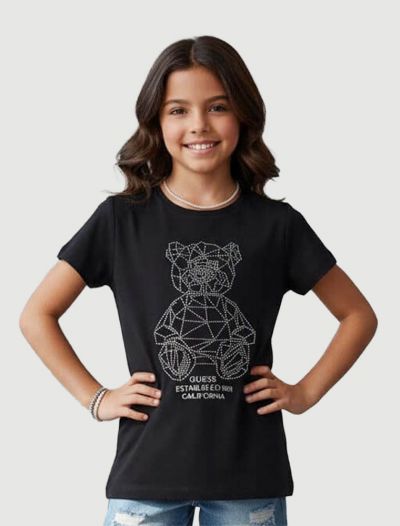 T-shirt manica corta Guess - black