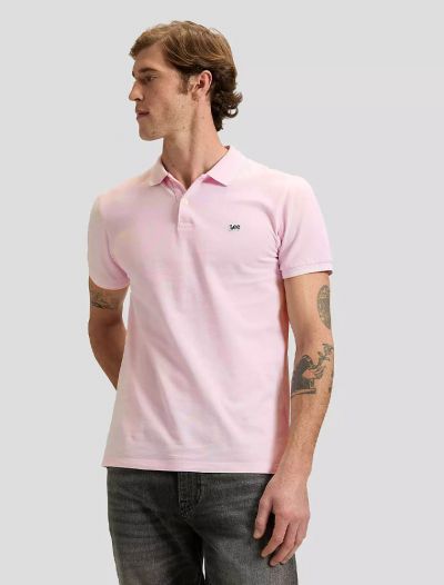 Polo manica corta Lee - pink