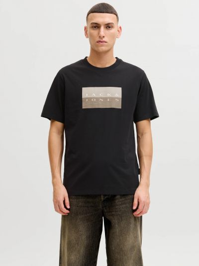 T-shirt manica corta Jack & Jones - black