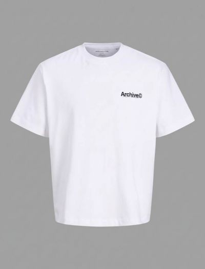 T-shirt manica corta Jack & Jones - bright white
