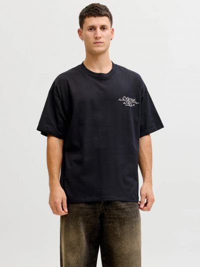 T-shirt manica corta Jack & Jones - black