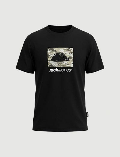 T-shirt manica corta Jack & Jones - black