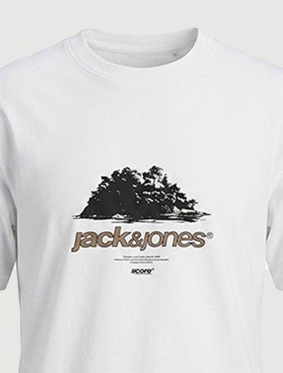 T-shirt manica corta Jack & Jones - bright white