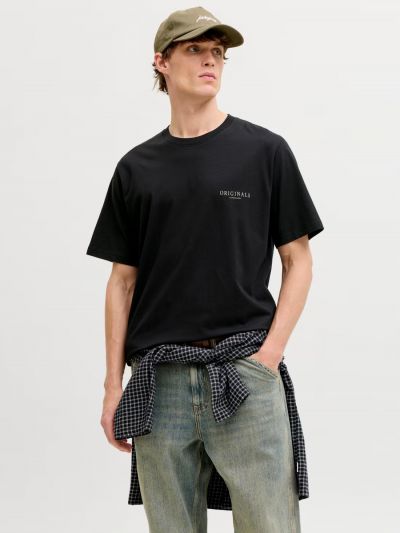 T-shirt manica corta Jack & Jones - black