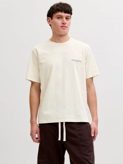 T-shirt manica corta Jack & Jones - antique white