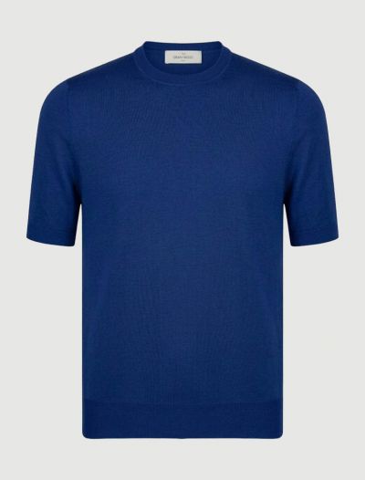 Maglia manica corta Gran Sasso - bluette