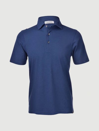 Polo manica corta Gran Sasso - blu