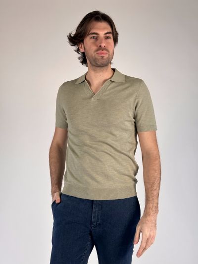 Polo manica corta Seinse - salvia