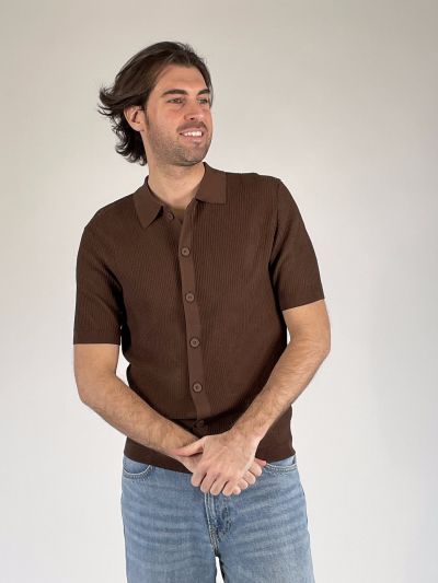 Maglia manica corta Seinse - moka