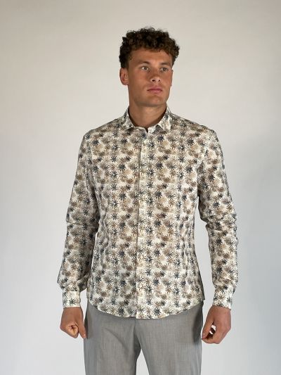 Camicia manica lunga Seinse - fango