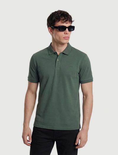 Polo manica corta Gas - green
