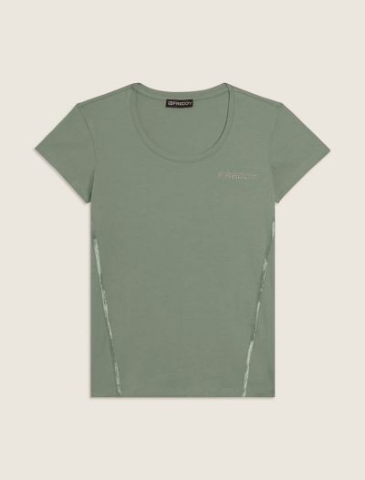 T-shirt manica corta sportiva Freddy - verde