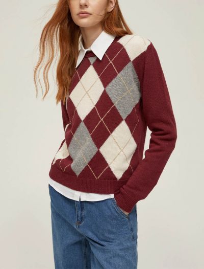 Maglia manica lunga Pennyblack - burgundy