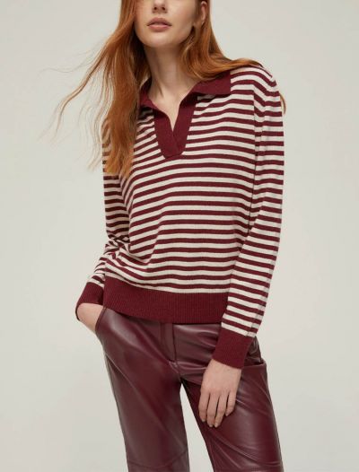 Maglia manica lunga Pennyblack - burgundy