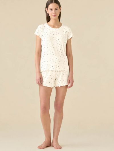 Pigiama corto Noidinotte - crema