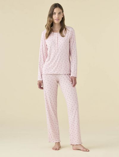 Pigiama lungo Noidinotte - rosa