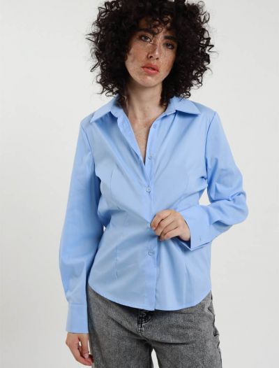 Camicia manica lunga giovane Susy Mix - azzurro