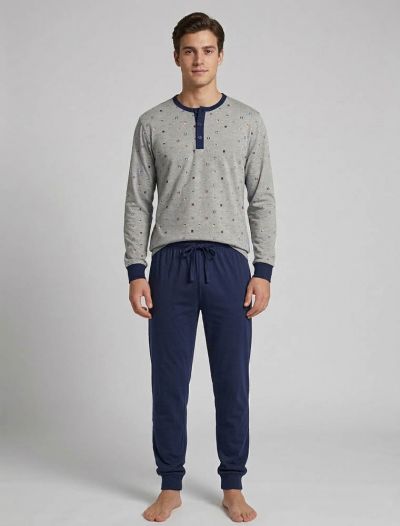 Pigiama lungo Lvb Man - grigio