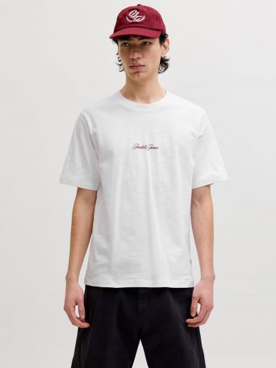 T-shirt manica corta Jack & Jones - bright white