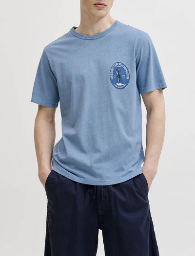 T-shirt manica corta Jack & Jones - avio