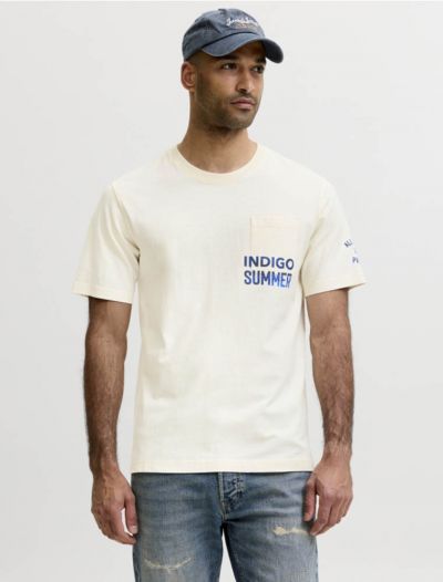 T-shirt manica corta Jack & Jones - beige