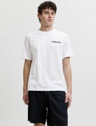 T-shirt manica corta Jack & Jones - white