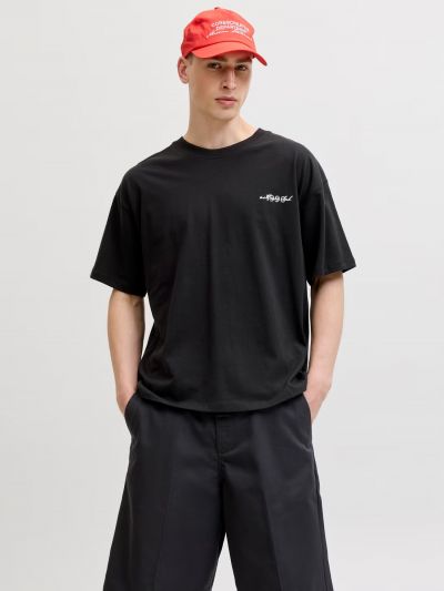T-shirt manica corta Jack & Jones - black