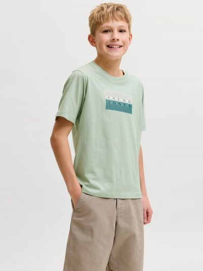 T-shirt manica corta Jack & Jones - verde acqua
