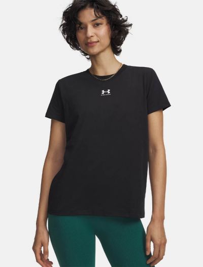 T-shirt manica corta sportiva Under Armour - black