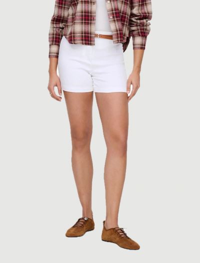Pantalone corto Only - white