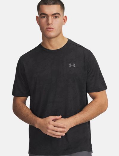 T-shirt manica corta sportiva Under Armour - black