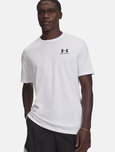 T-shirt manica corta sportiva Under Armour - bianco