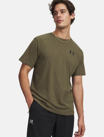 T-shirt manica corta sportiva Under Armour - green