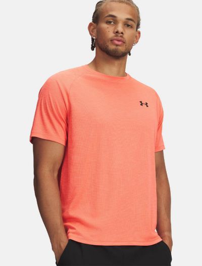 T-shirt manica corta sportiva Under Armour - salmone