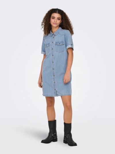 Abito Only - light blue denim