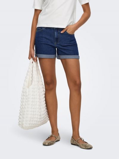 Pantalone corto Jdy - medium blue denim