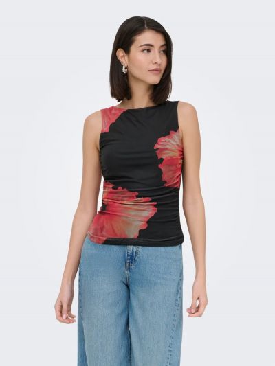 Canotta Jdy - medium blue denim