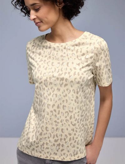 T-shirt manica corta Street One - mocha