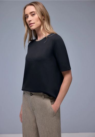 T-shirt manica corta Street One - navy