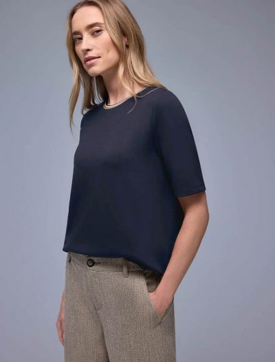 T-shirt manica corta Street One - navy