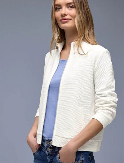 Maglia in felpa Street One - bianco