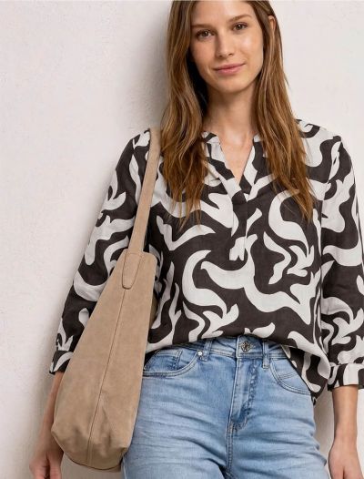 Camicia manica lunga Street One - bianco moro