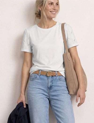 T-shirt manica corta Street One - bianco