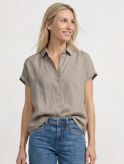 Camicia manica corta Street One - beige