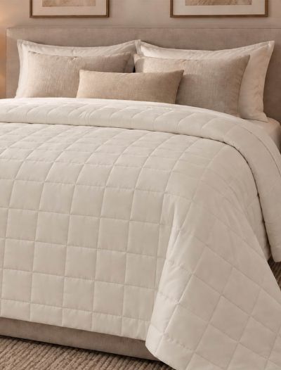 Quilt 2 piazze Riviera - bianco