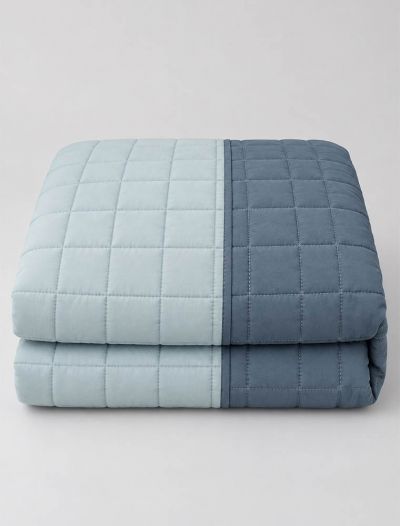 Quilt 1 piazza e mezza Riviera - blu oceano